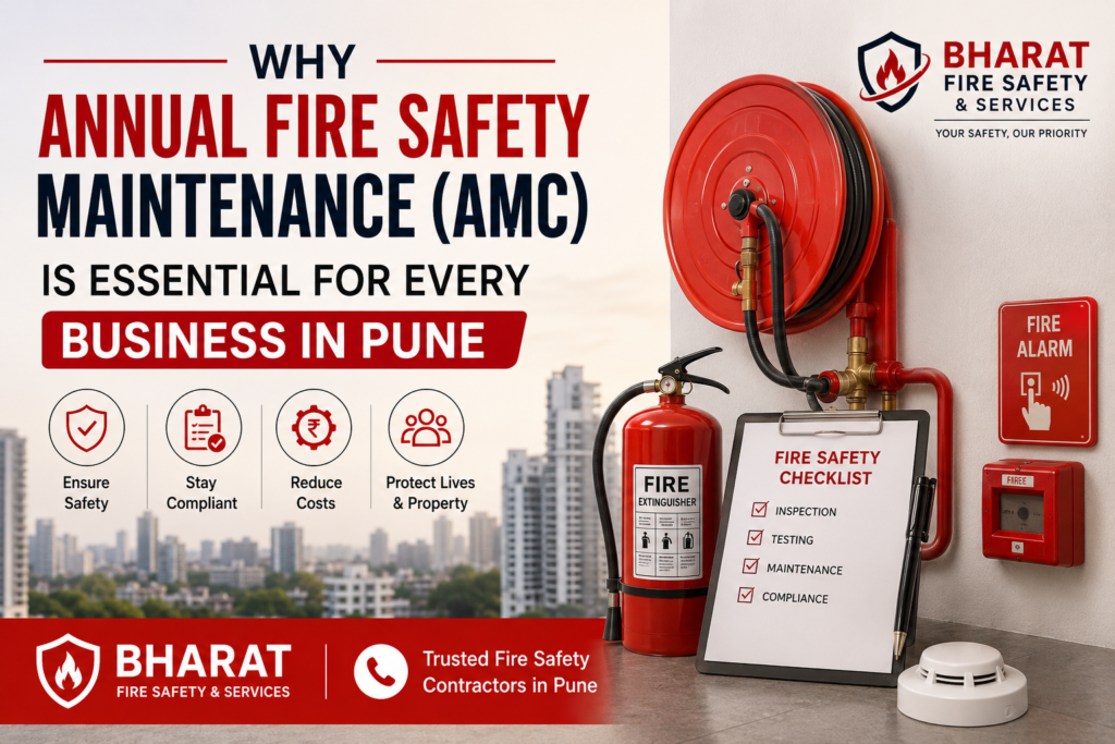 Why Annual Fire Safety Maintenance (AMC) Is Essential for Every Business in Pune